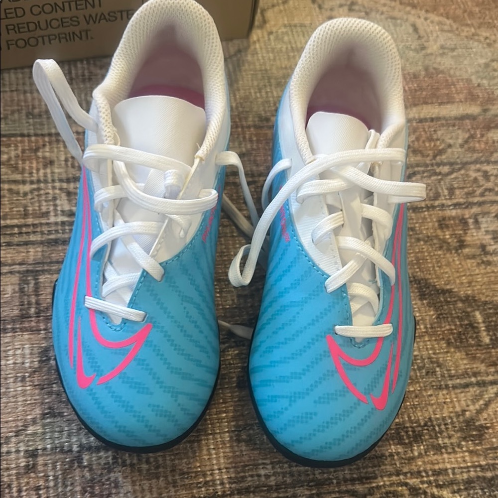 Nike Blue and Pink brand new cleats